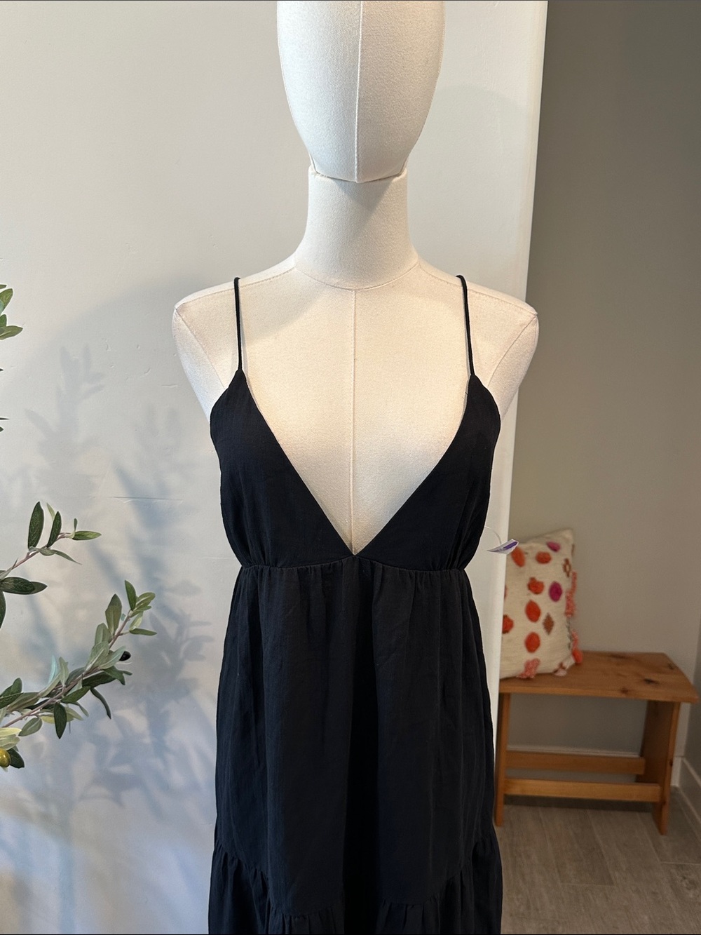 Princess Polly Chelsea Tiered Lace-Up Back Maxi Dress New! - Picture 7 of 10